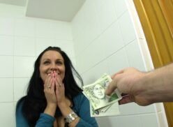 Public Agent – Stranger Bends Brunette’s Ass Over And Fucks In A Bathroom Stall
