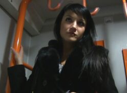 Public Agent – Raven Haired Hottie Gets A Hot Cumshot On A Speeding Train – Penelope Cash