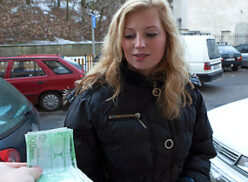 Public Pickups – Saving for Xmas by Showing Ass