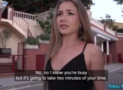 Public Agent – Getting on Russian girl in short dress