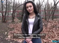 Públic Agent – New girl get for money with fake agent from modeling agency