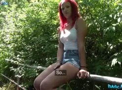 Public Agent – Redhead getting fucked under the bridge