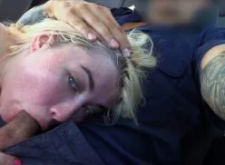 Fake Cop – British Blonde Fucked in Spain by Cop