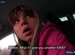 Public Agent – Stranger Pays Good Money To Fuck Cute Girl In His Car