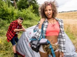 Fake Hostel – Tent Poles and Camping Creampies – Romy Indy