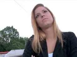 Public Agent – Hot blonde wants stranger to fuck her outside