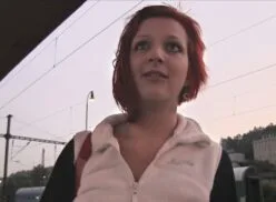 Public Agent – Redhead Gives Sloppy Blowjob And Fucks Stranger – Alice Nam
