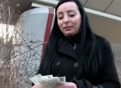Public Agent – Rock chick gets fucked outside in public place