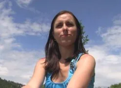 Public Agent – Slim brunette student fucks in field for cash