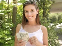 Public Agent – Cheating girlfriend has hot facial