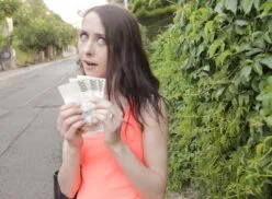 Public Agent – Slim nymphs public train track fuck