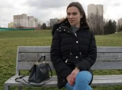 Public Agent – Tourist fucked in folks basement