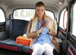 Fake Taxi – Nurse in Sexy Lingerie has Car Sex