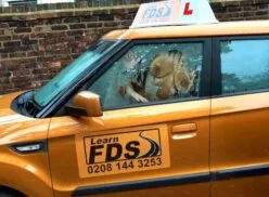 Fake Driving School – Young Black Womans First Lesson