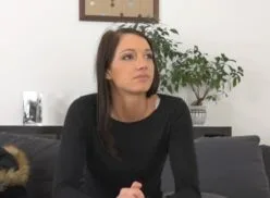 Fake Agent – Sexy Brunette Babe Takes First Time Creampie