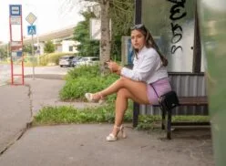 Public Agent – Latina Tries Czech Sausage