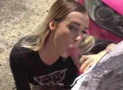 Fucking Street – Hot blonde loves money and cocks