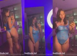 Onlyfans Sophie Rain in Transparent Lingerie